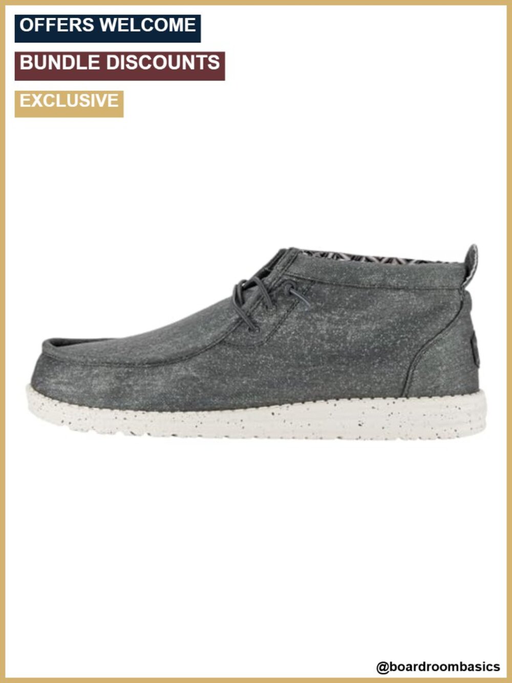 Wally Mid GripR Canvas Pull-On Work Boots